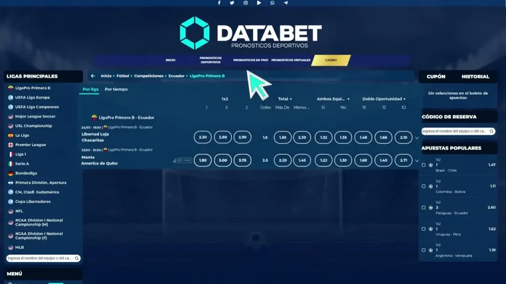 Databet devortivos